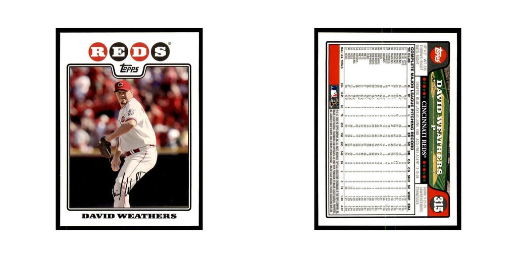 Dave Weathers 2008 Topps #315 Baseball Cards Baseball Card NM