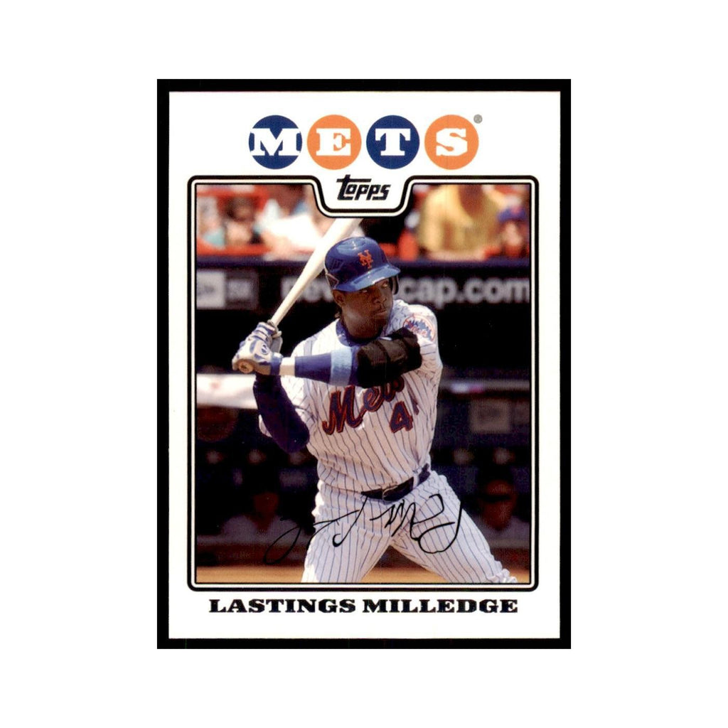 Lastings Milledge 2008 Topps #186 Baseball Cards Baseball Card NM
