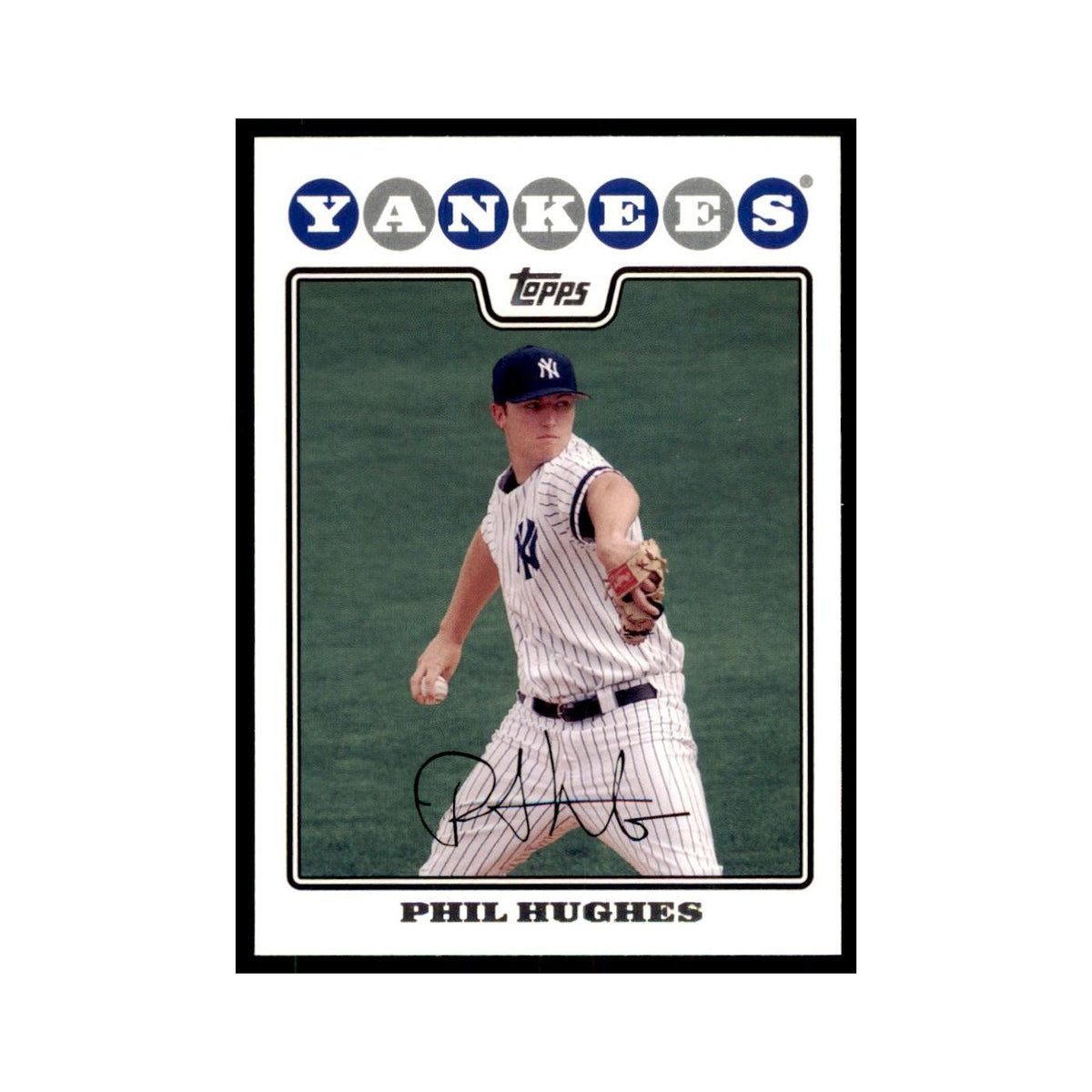 Phil Hughes 2008 Topps #168 Baseball Cards Baseball Card NM