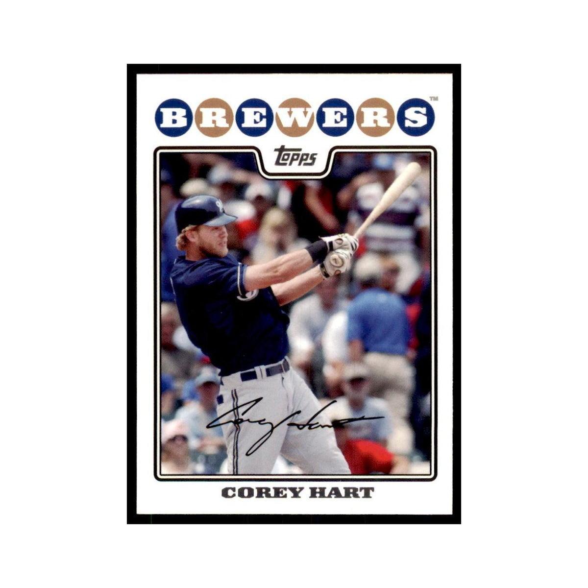 Corey Hart 2008 Topps #42 Baseball Cards Baseball Card NM
