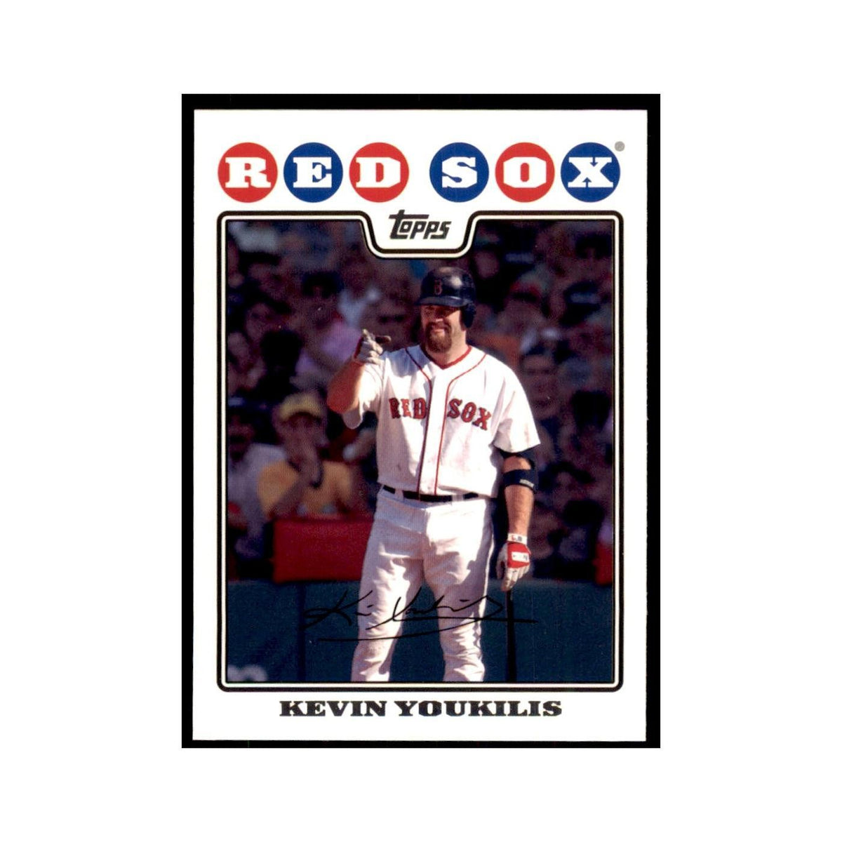 Kevin Youkilis 2008 Topps #104 Baseball Cards Baseball Card NM
