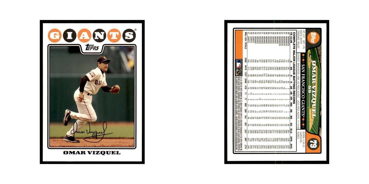 Omar Vizquel 2008 Topps #79 Baseball Cards Baseball Card NM