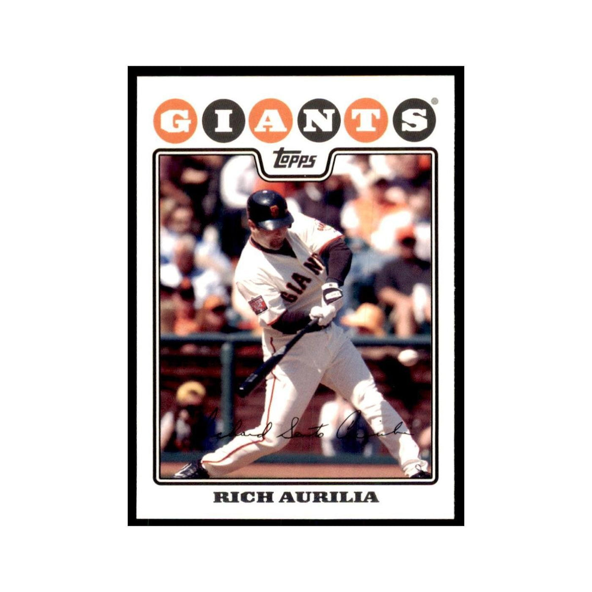 Rich Aurilia 2008 Topps #41 Baseball Cards Baseball Card NM