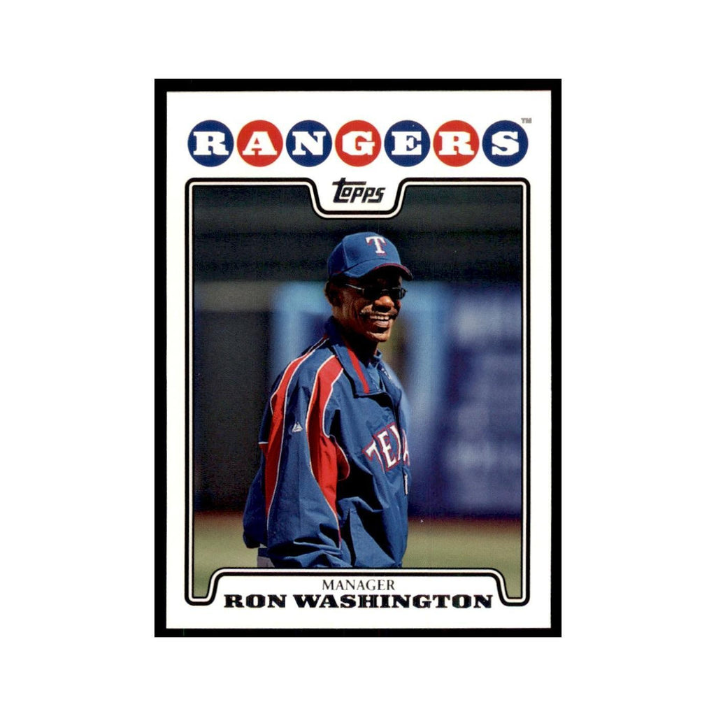 Ron Washington 2008 Topps #22 Baseball Cards Baseball Card NM