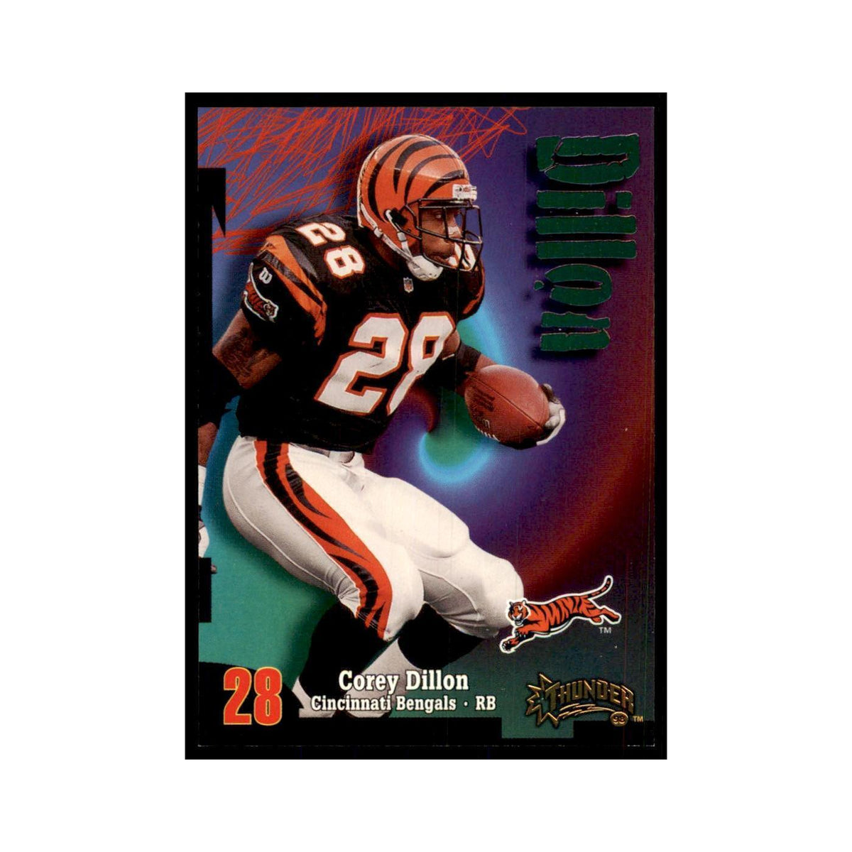 Corey Dillon 1998 SkyBox Thunder #214 Football Cards Football Card NM
