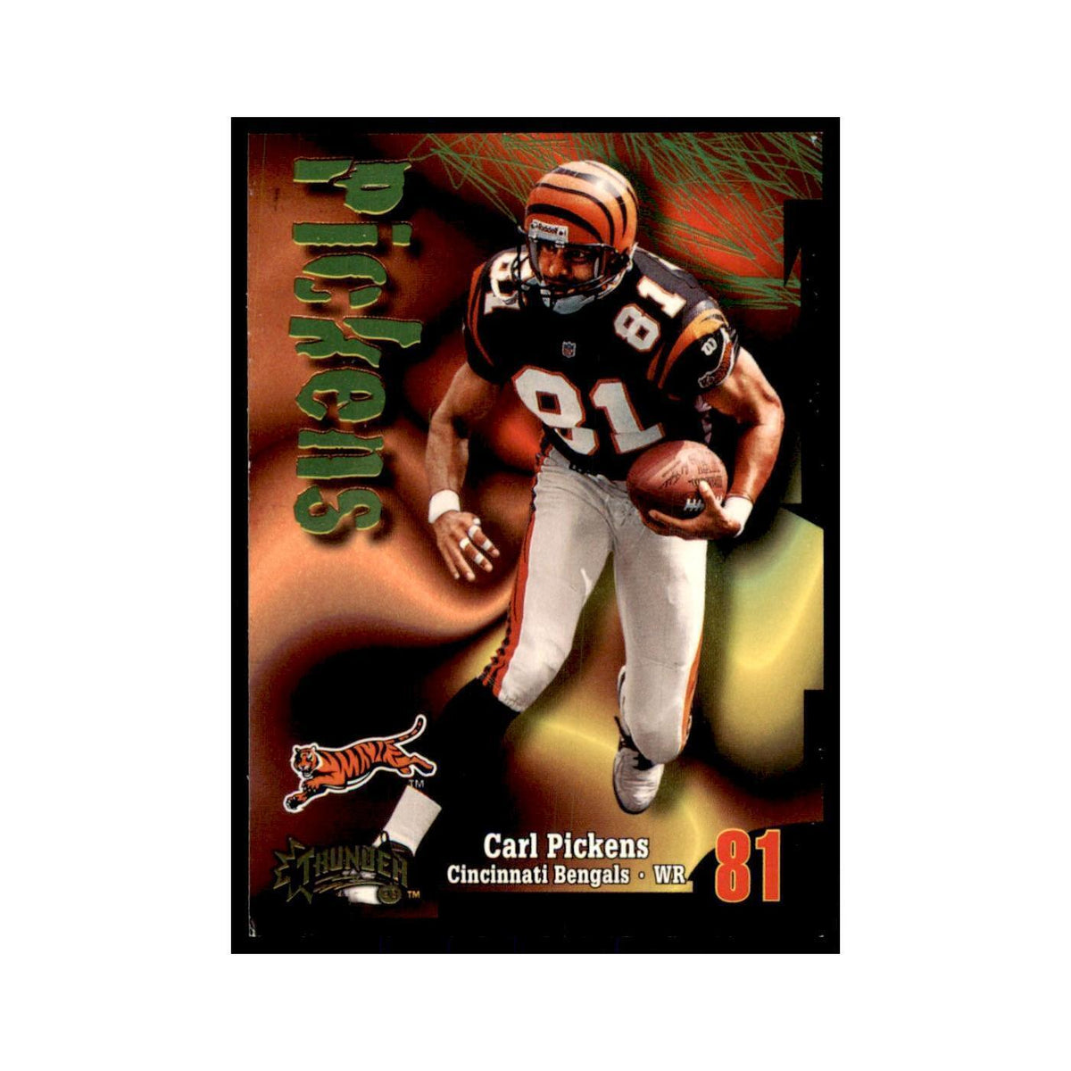 Carl Pickens 1998 SkyBox Thunder #191 Football Cards Football Card NM