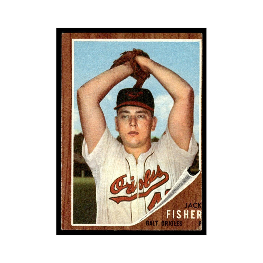 Jack Fisher 1962 Topps #203 Baltimore Orioles Baseball Card VG