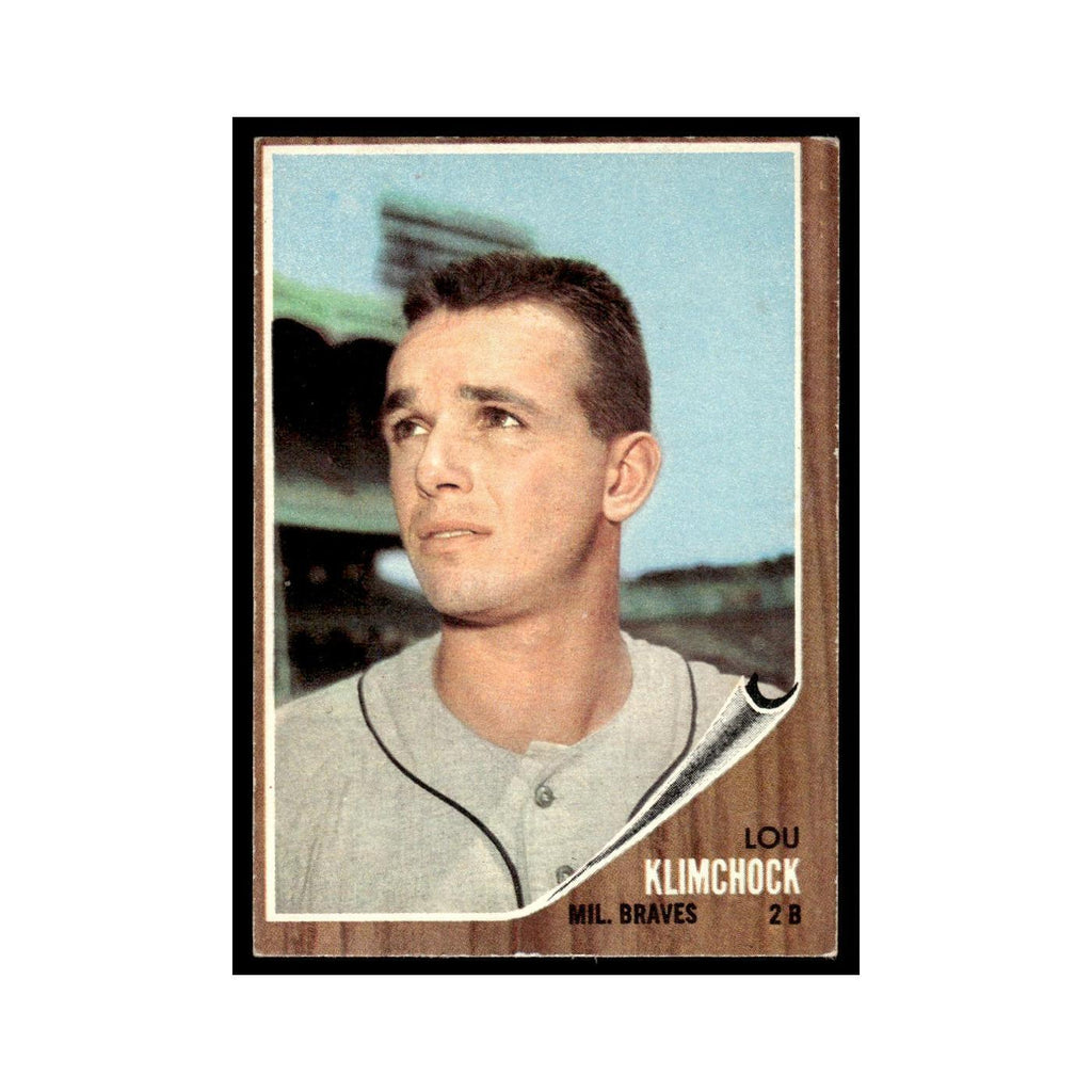 Lou Klimchock 1962 Topps #259 Milwaukee Braves Baseball Card VG