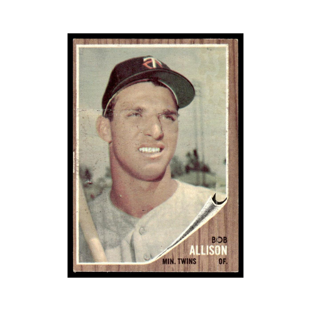 Bob Allison 1962 Topps #180 Minnesota Twins Baseball Card VG