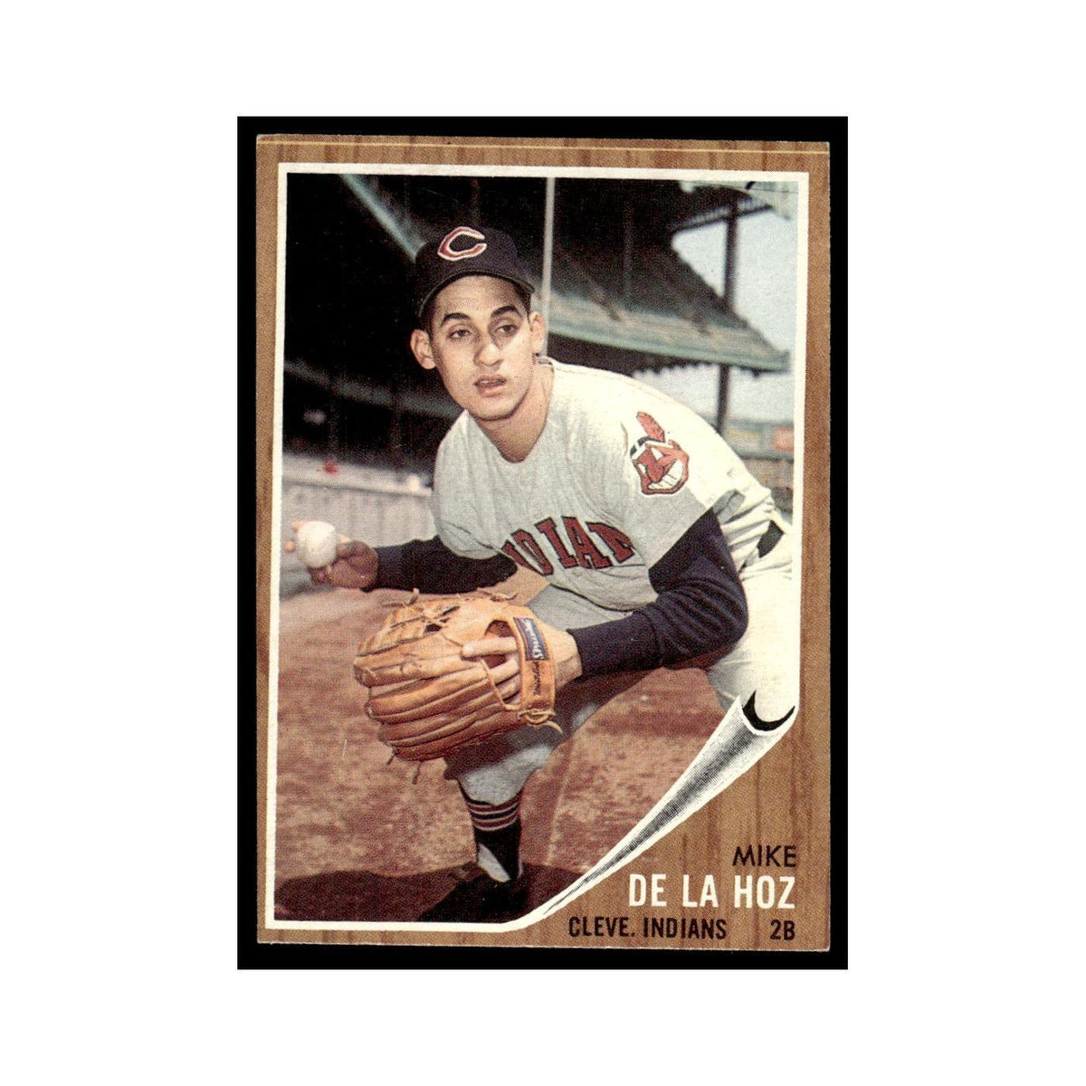 Mike de la Hoz 1962 Topps #123 Cleveland Indians Baseball Card VG
