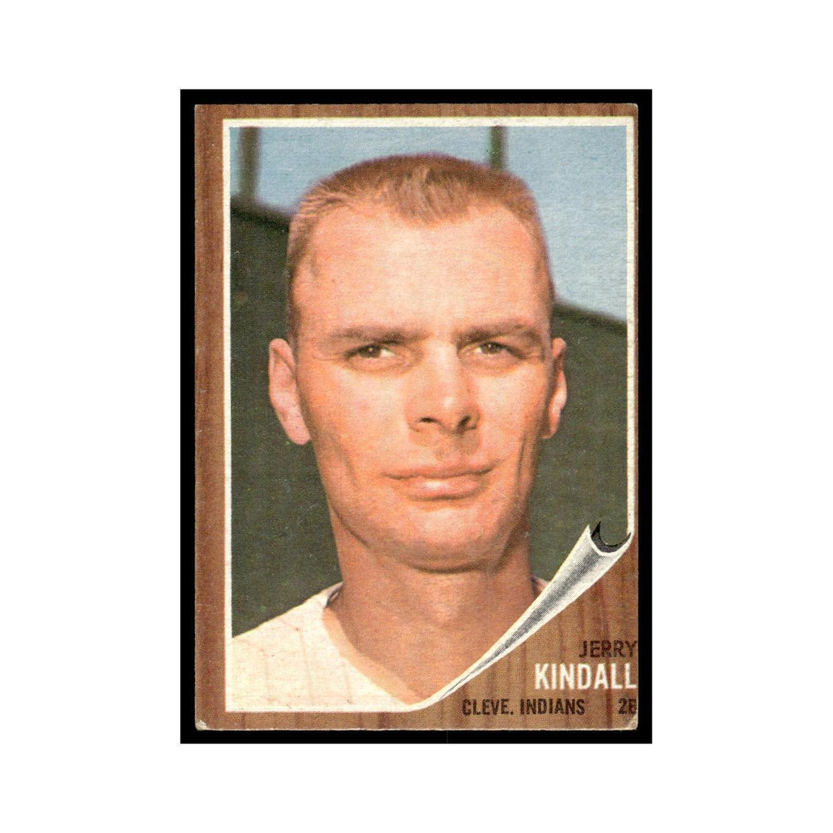 Jerry Kindall 1962 Topps #292 Cleveland Indians Baseball Card VG