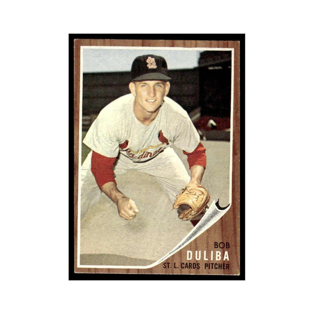 Bob Duliba 1962 Topps #149 St. Louis Cardinals Baseball Card VG