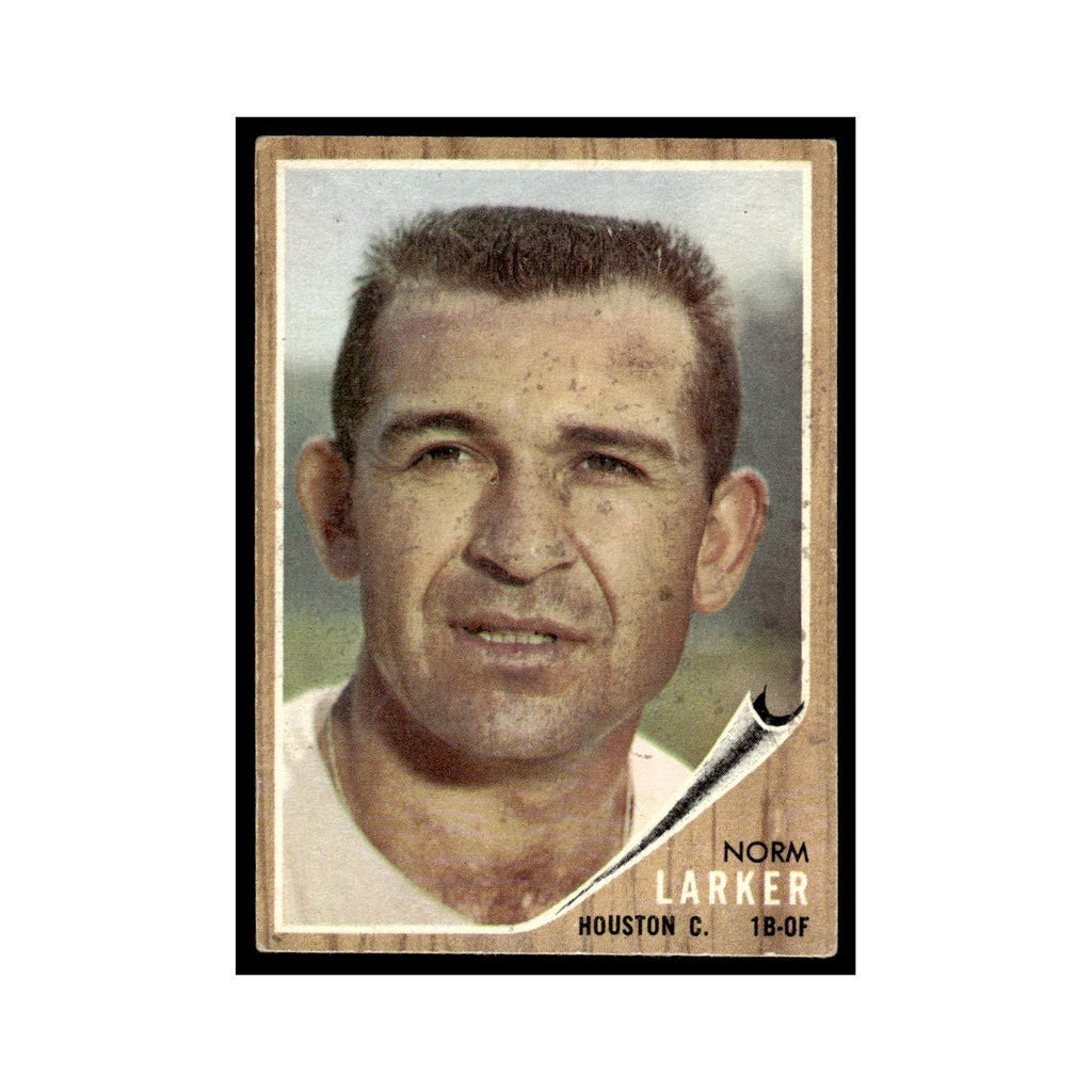 Norm Larker 1962 Topps #23 Houston Colt .45s Baseball Card VG