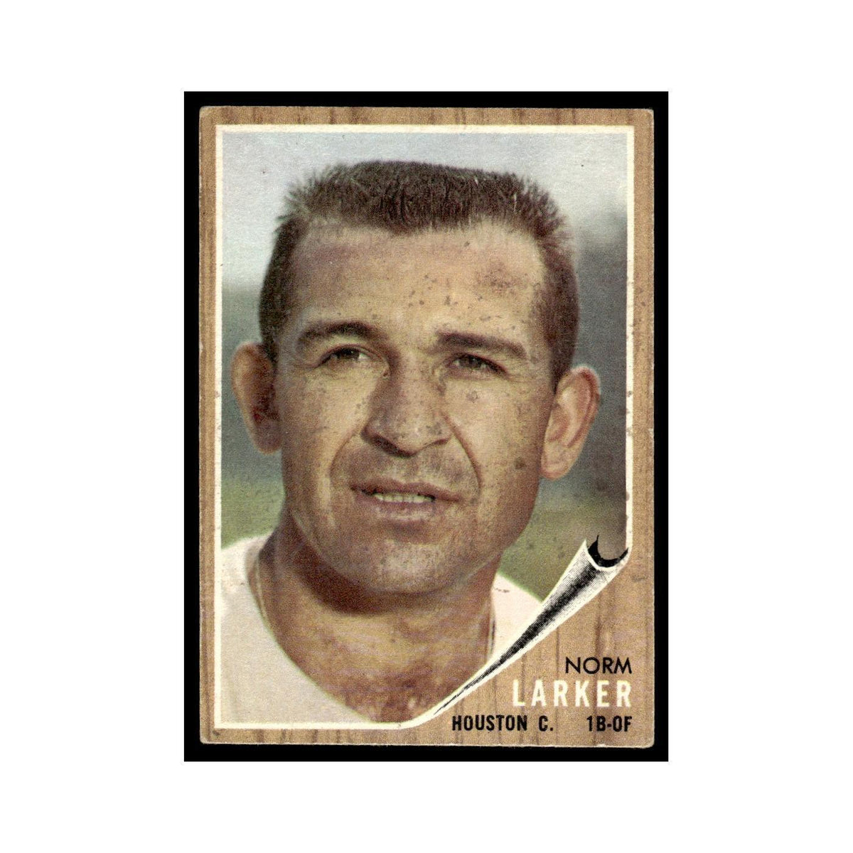 Norm Larker 1962 Topps #23 Houston Colt .45s Baseball Card VG