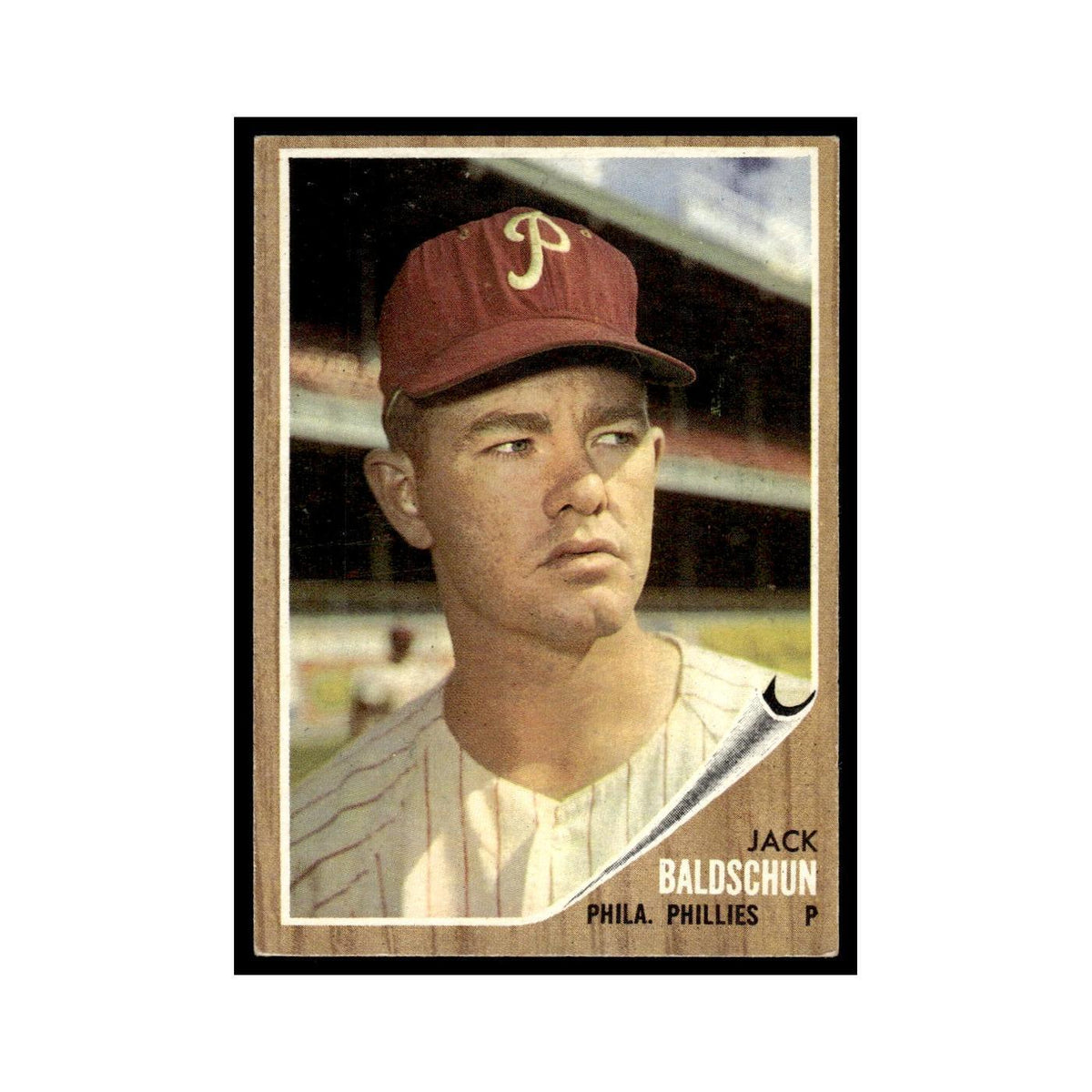 Jack Baldschun 1962 Topps #46 Philadelphia Phillies Baseball Card VG