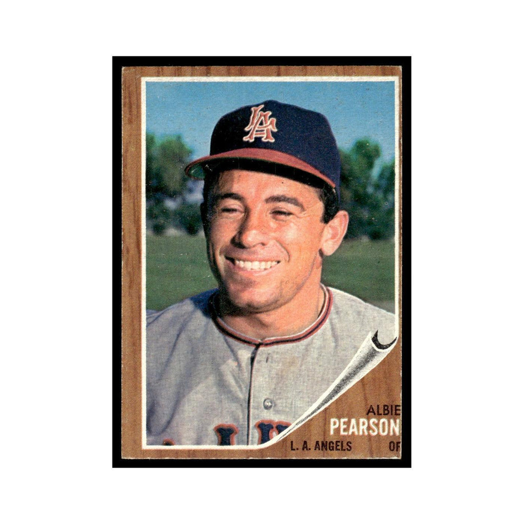 Albie Pearson 1962 Topps #343 Los Angeles Angels Baseball Card VG