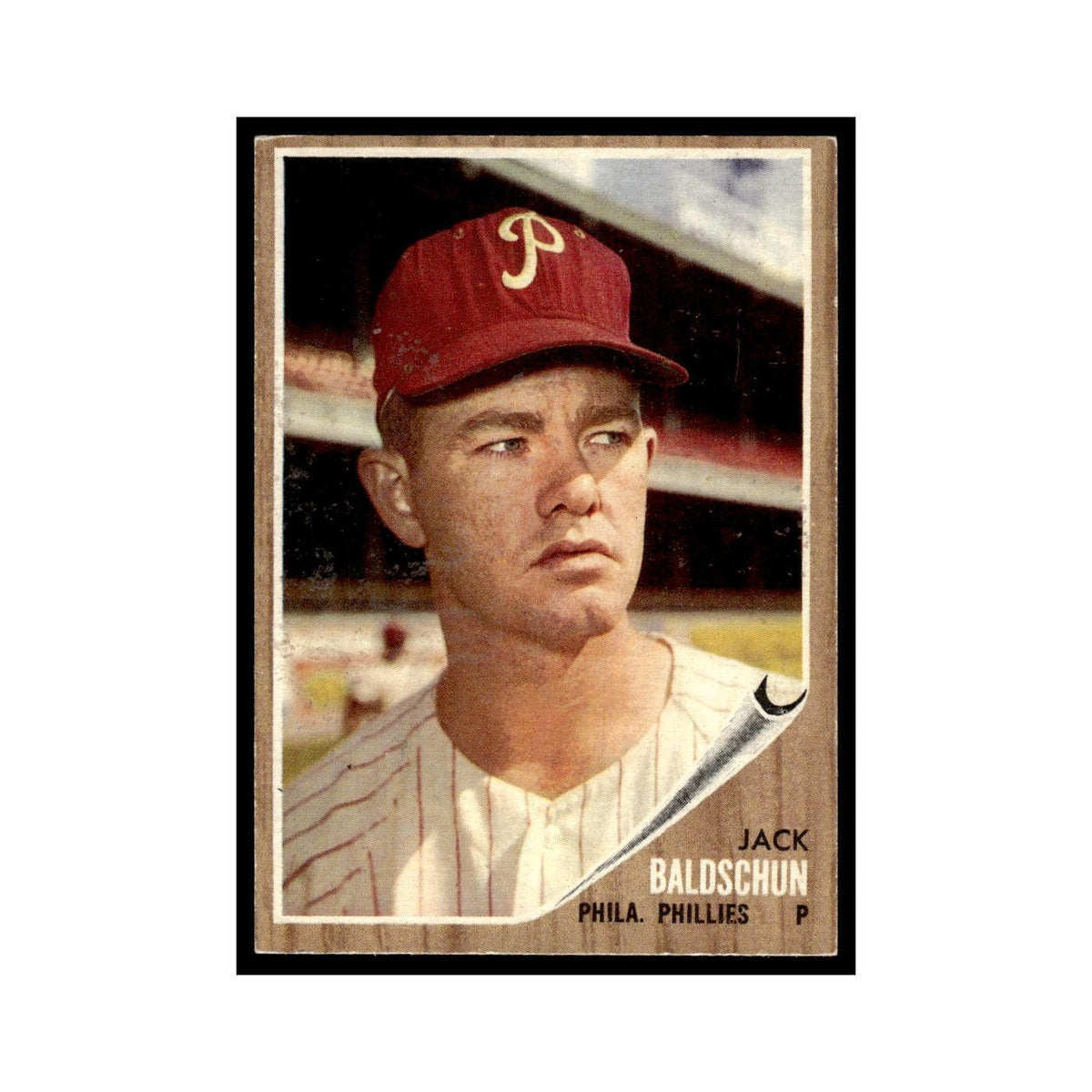 Jack Baldschun 1962 Topps #46 Philadelphia Phillies Baseball Card VG