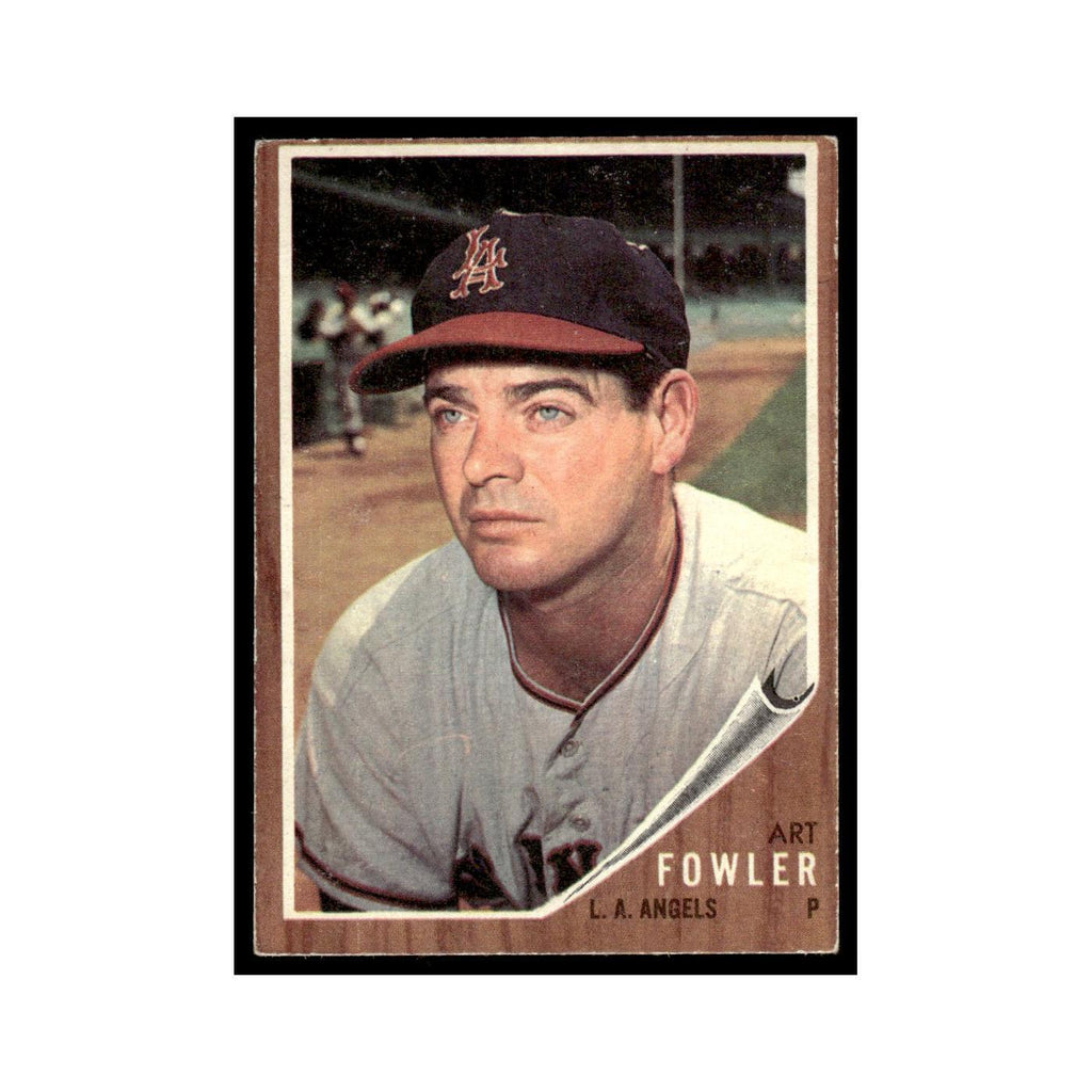 Art Fowler 1962 Topps #128 Los Angeles Angels Baseball Card VG