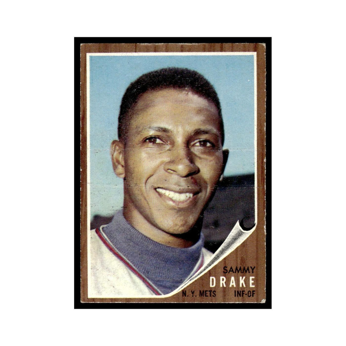 Sammy Drake 1962 Topps #162 New York Mets Baseball Card VG