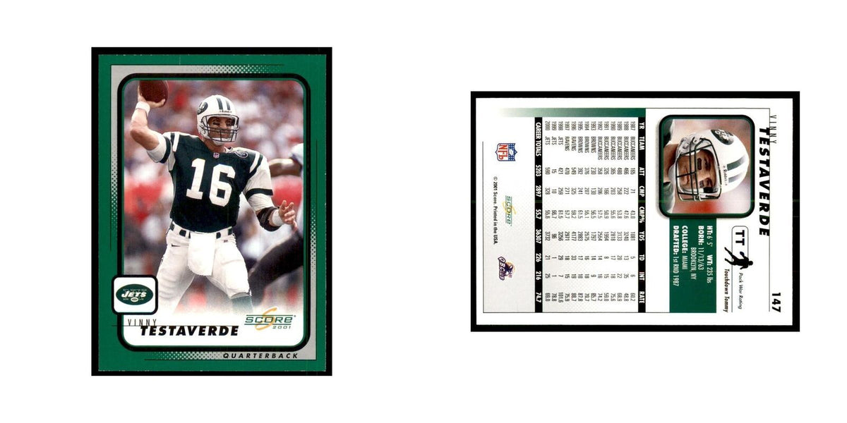 Vinny Testaverde 2001 Score #147 Football Cards Football Card NM
