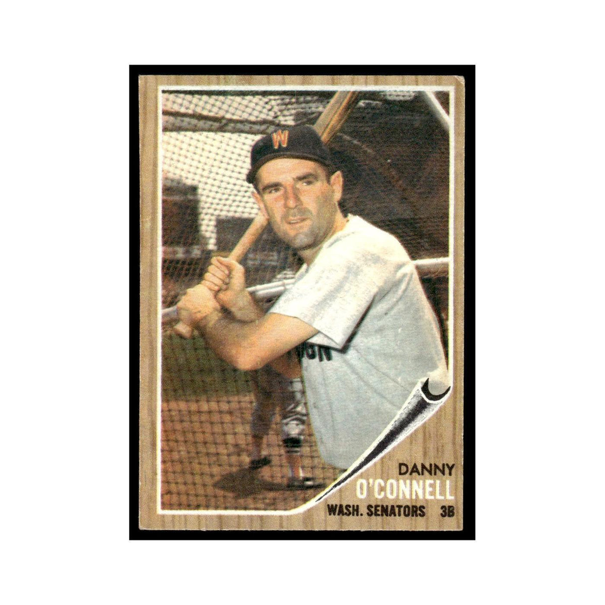 Danny O'Connell 1962 Topps #411 Washington Senators Baseball Card VG