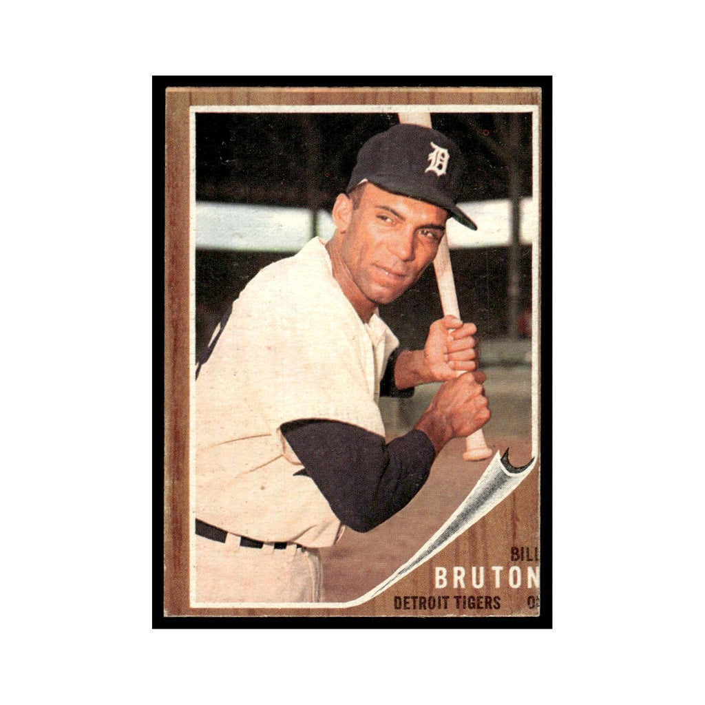 Bill Bruton 1962 Topps #335 Detroit Tigers Baseball Card VG