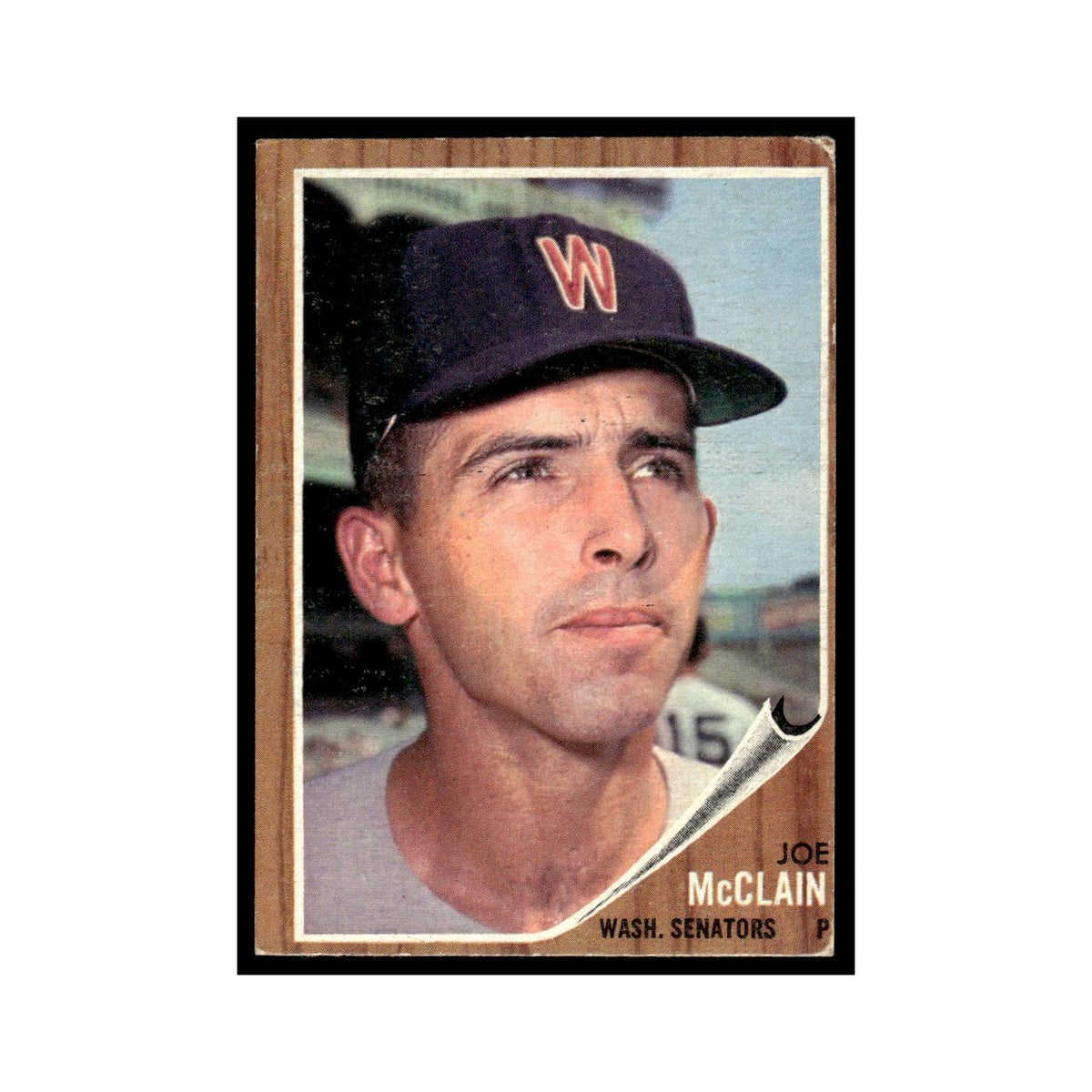 Joe McClain 1962 Topps #324 Washington Senators Baseball Card VG