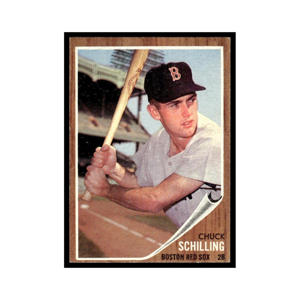 Chuck Schilling 1962 Topps #345 Boston Red Sox Baseball Card VG
