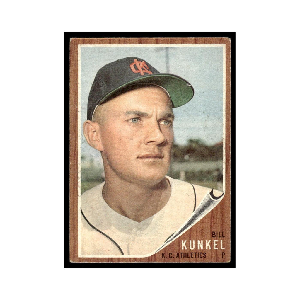 Bill Kunkel 1962 Topps #147 Kansas City Athletics Baseball Card VG