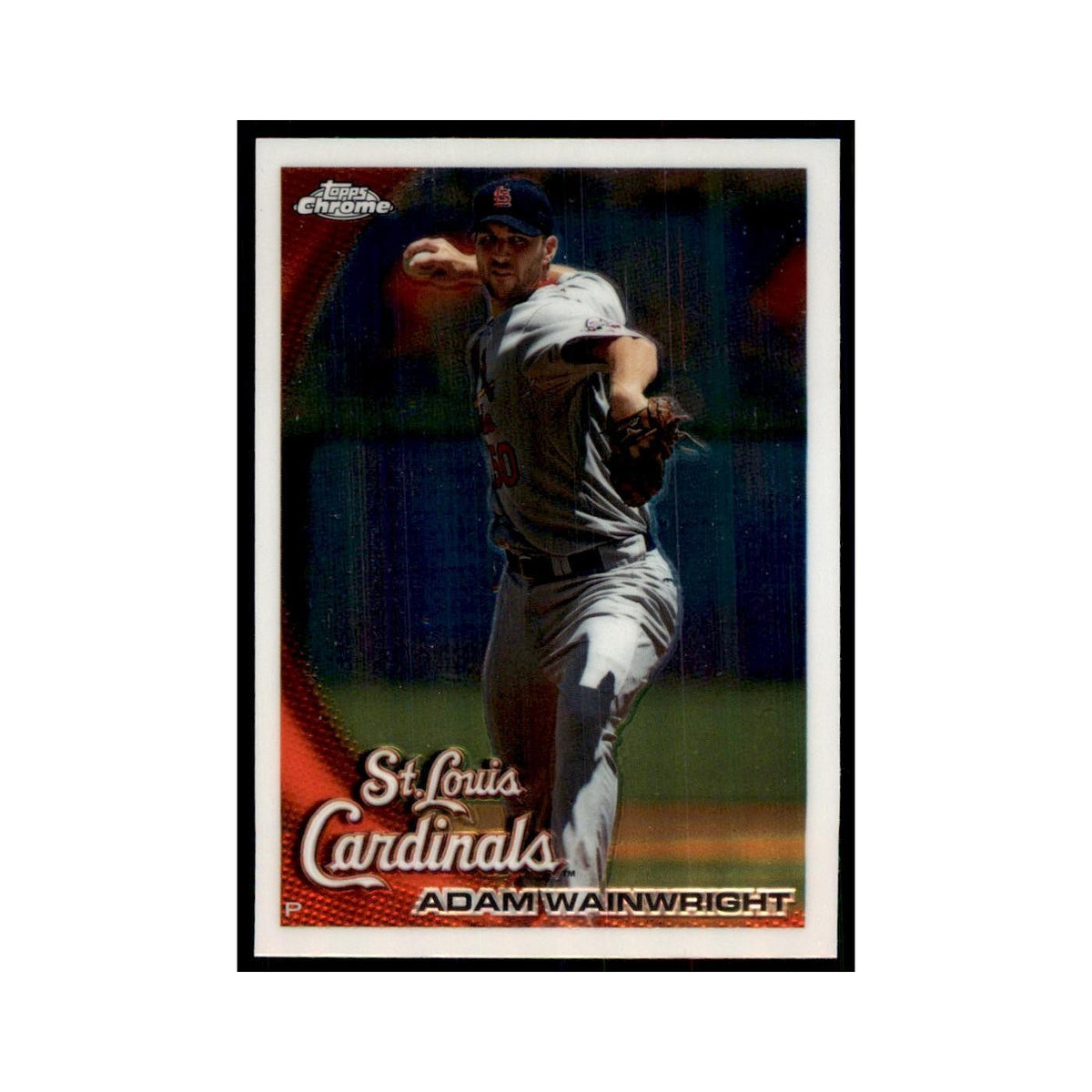 Adam Wainwright 2010 Topps Chrome #43 Baseball Cards Baseball Card NM