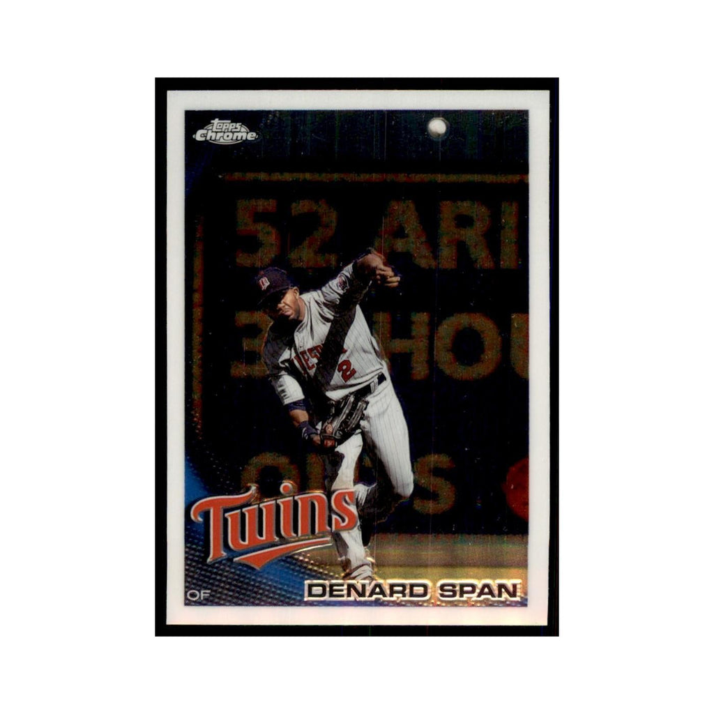 Denard Span 2010 Topps Chrome #53 Baseball Cards Baseball Card NM