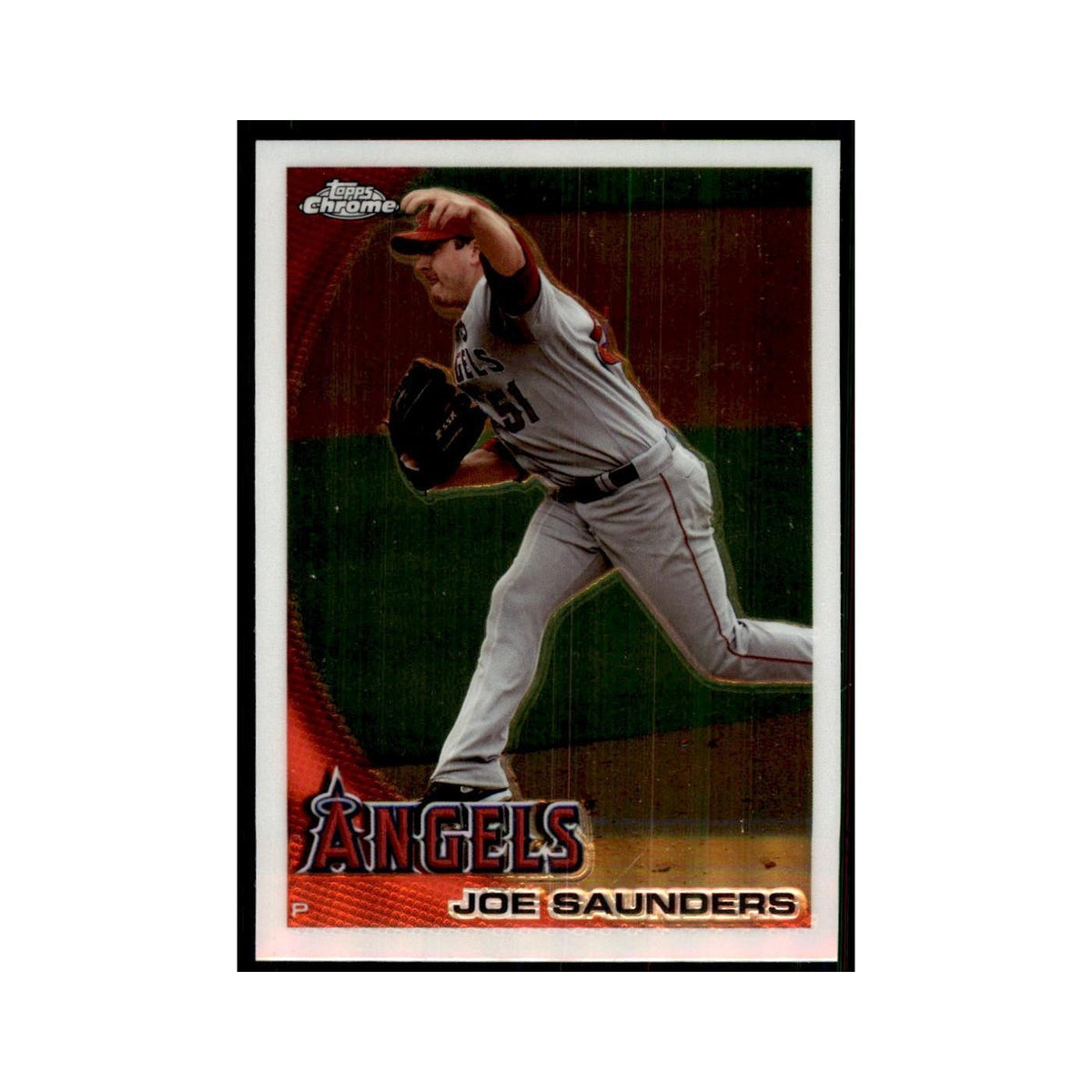 Joe Saunders 2010 Topps Chrome #26 Baseball Cards Baseball Card NM