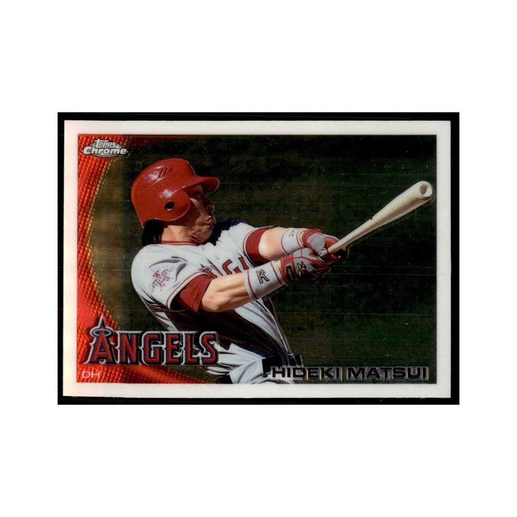 Hideki Matsui 2010 Topps Chrome #61 Baseball Cards Baseball Card NM