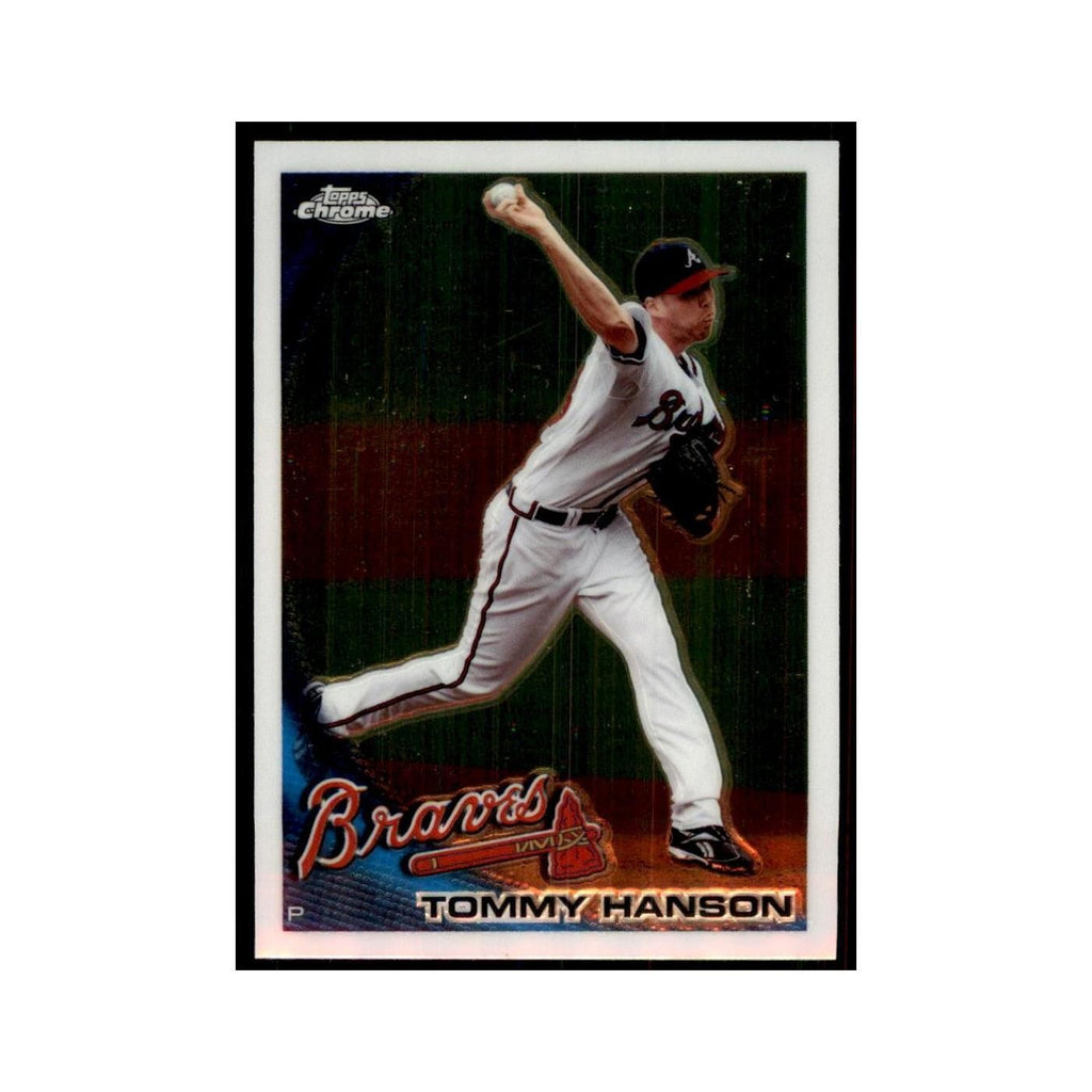 Tommy Hanson 2010 Topps Chrome #8 Baseball Cards Baseball Card NM