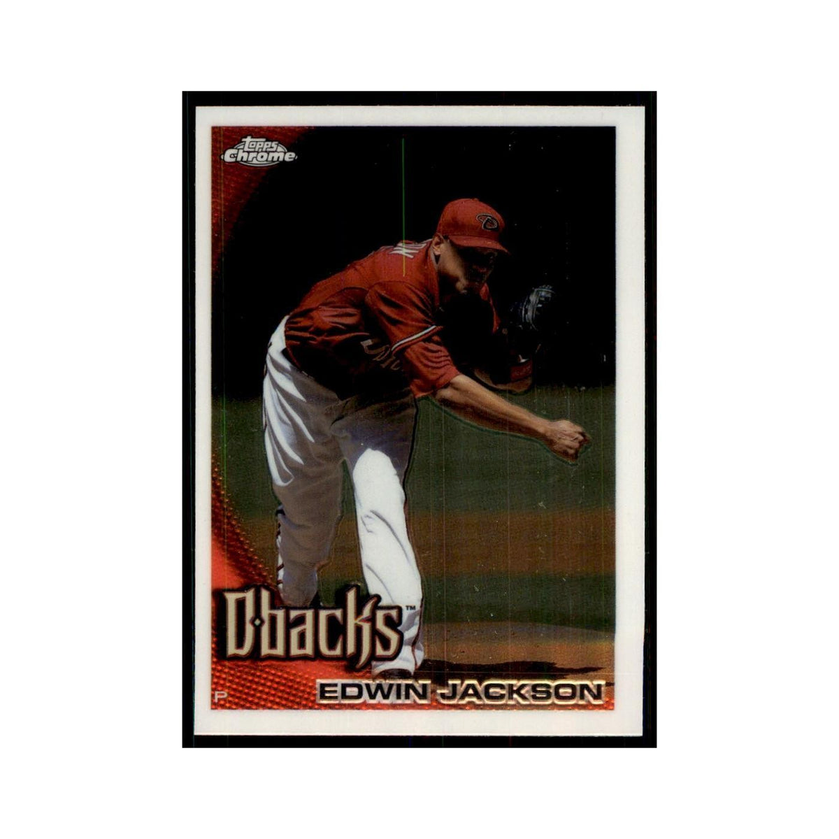 Edwin Jackson 2010 Topps Chrome #76 Baseball Cards Baseball Card NM