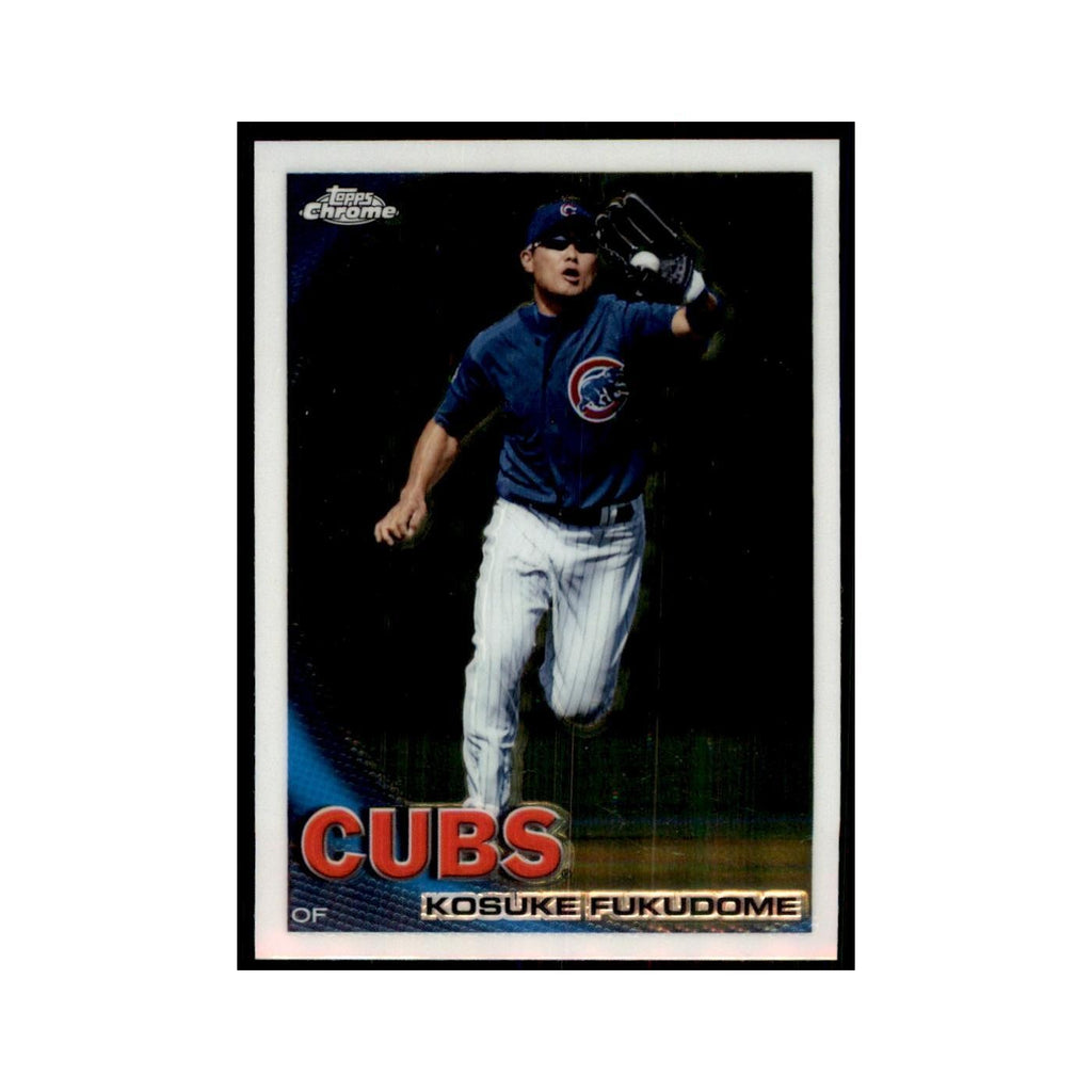 Kosuke Fukudome 2010 Topps Chrome #94 Baseball Cards Baseball Card NM
