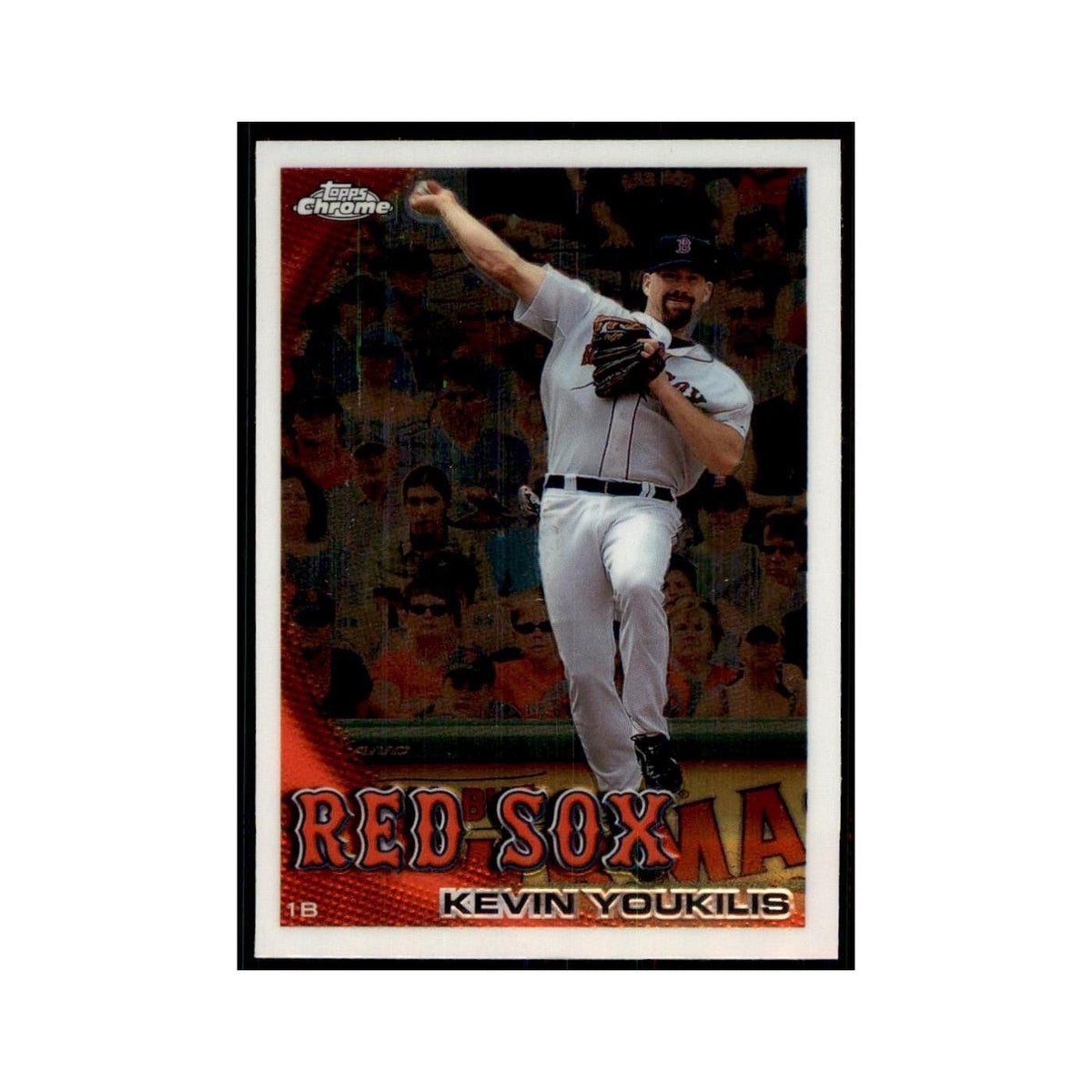 Kevin Youkilis 2010 Topps Chrome #85 Baseball Cards Baseball Card NM
