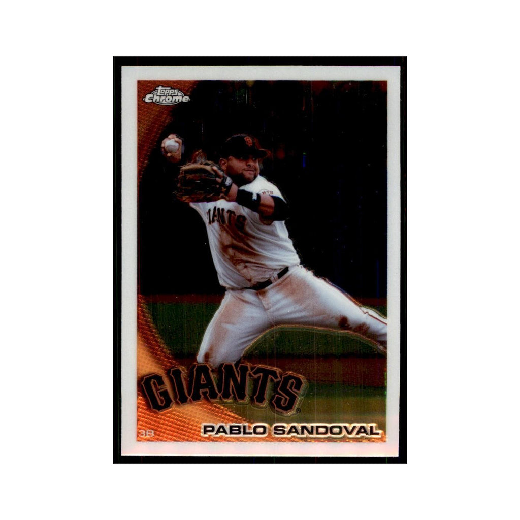 Pablo Sandoval 2010 Topps Chrome #62 Baseball Cards Baseball Card NM