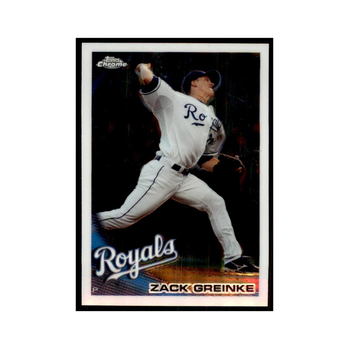 Zack Greinke 2010 Topps Chrome #18 Baseball Cards Baseball Card NM