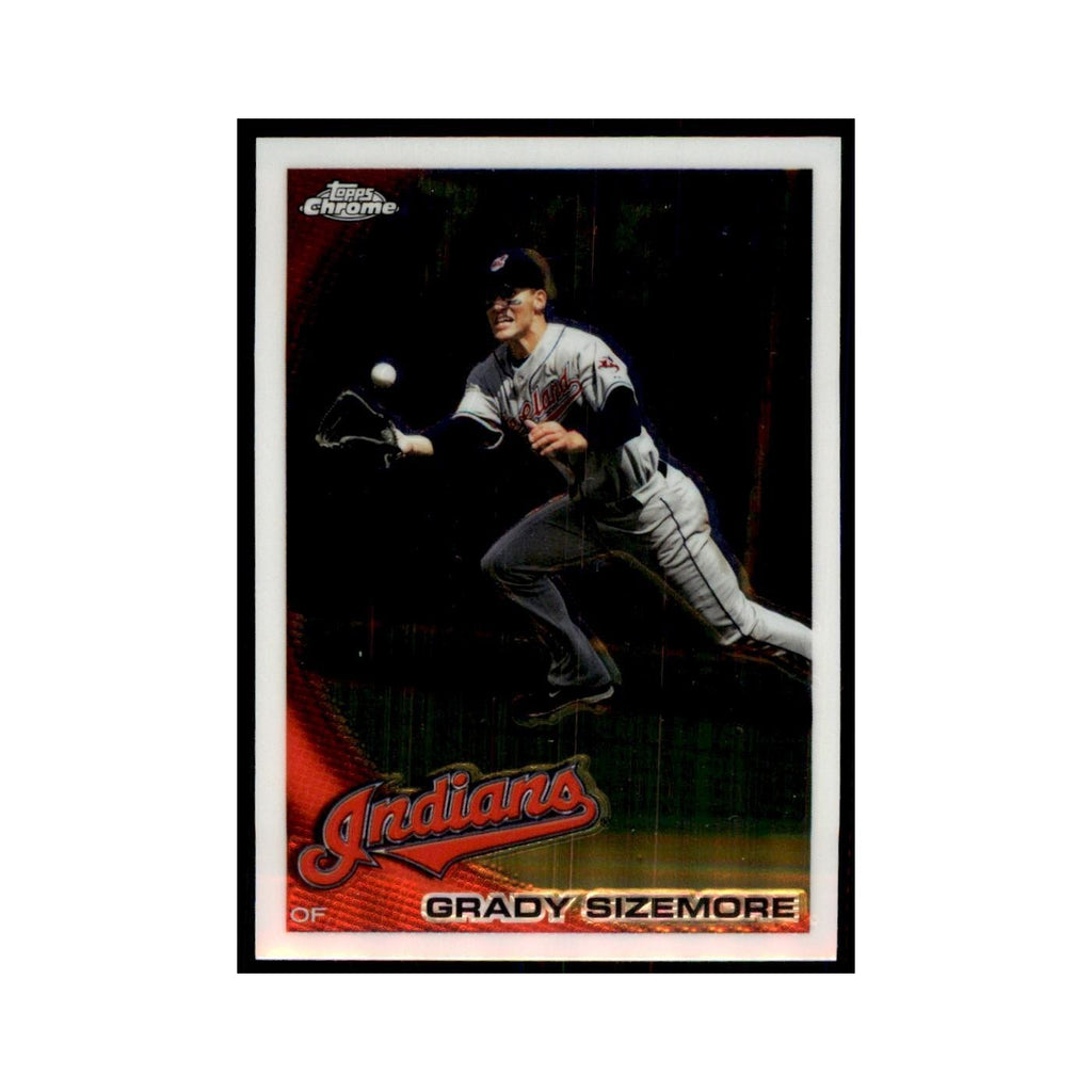 Grady Sizemore 2010 Topps Chrome #157 Baseball Cards Baseball Card NM