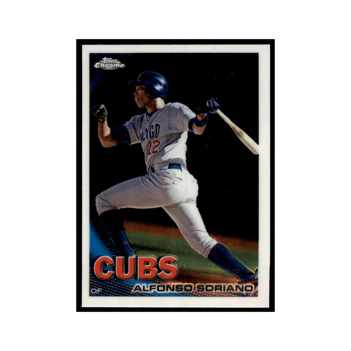 Alfonso Soriano 2010 Topps Chrome #136 Baseball Cards Baseball Card NM