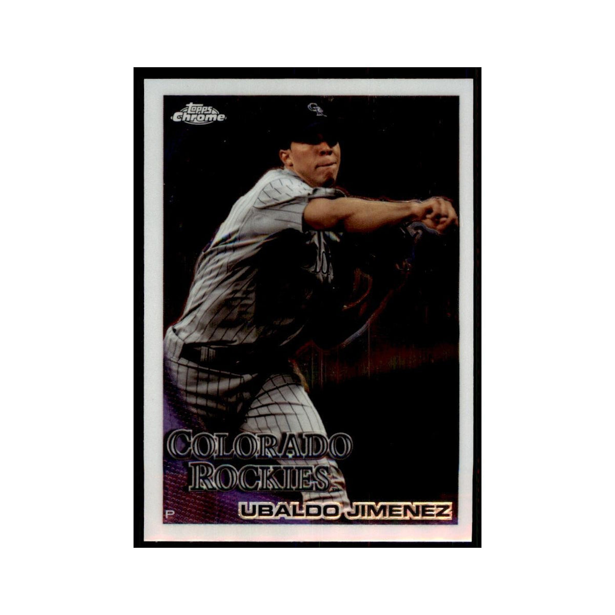 Ubaldo Jimenez 2010 Topps Chrome #123 Baseball Cards Baseball Card NM