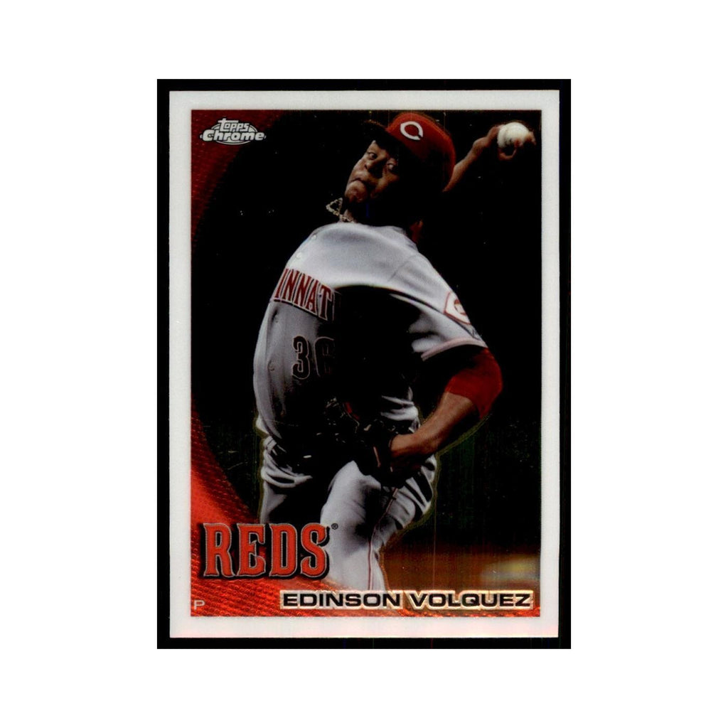 Edinson Volquez 2010 Topps Chrome #107 Baseball Cards Baseball Card NM