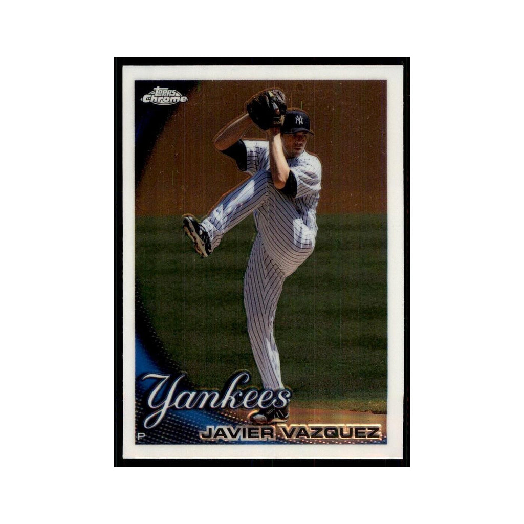 Javier Vazquez 2010 Topps Chrome #81 Baseball Cards Baseball Card NM