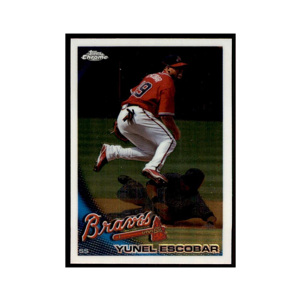 Yunel Escobar 2010 Topps Chrome #49 Baseball Cards Baseball Card NM