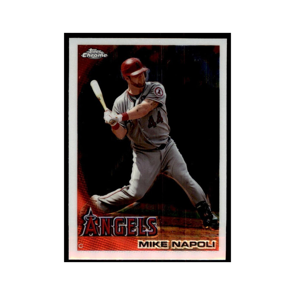 Mike Napoli 2010 Topps Chrome #155 Baseball Cards Baseball Card NM