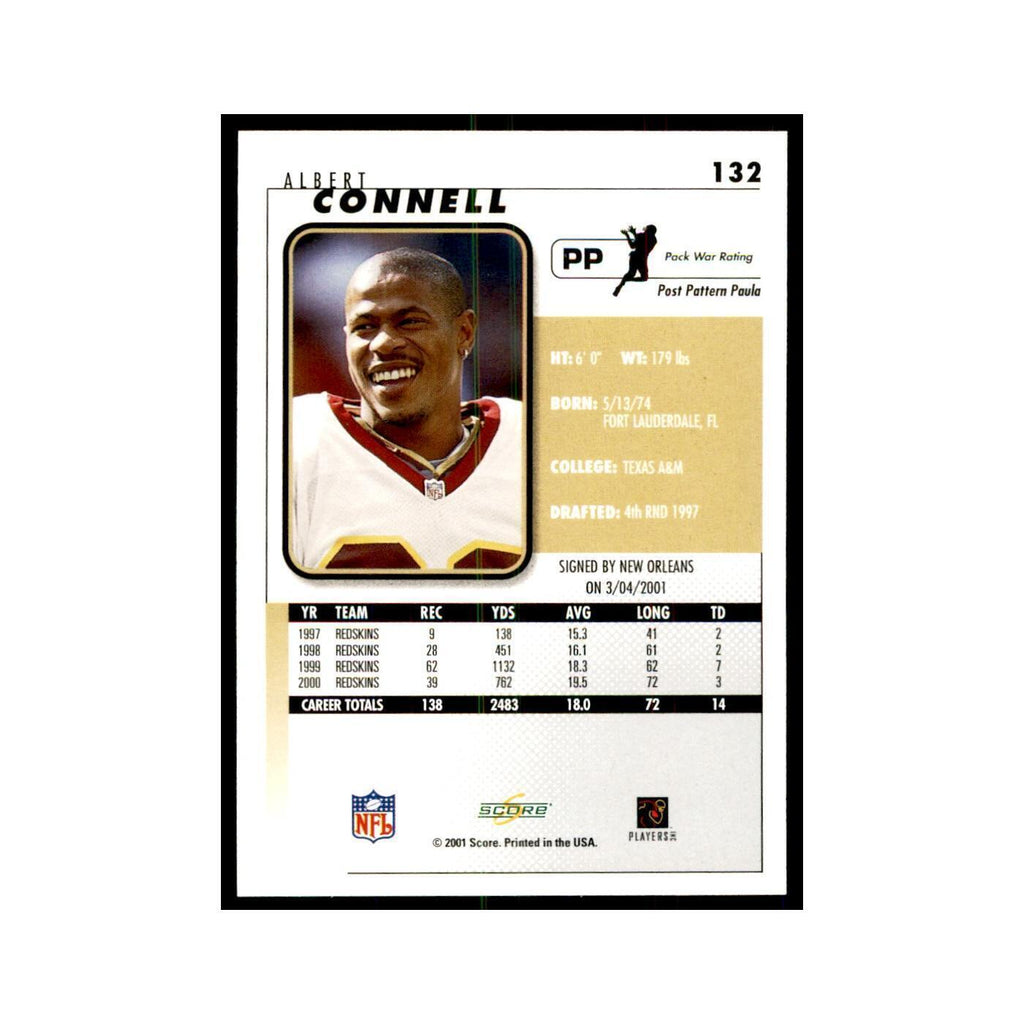 Albert Connell 2001 Score #132 Football Card NM