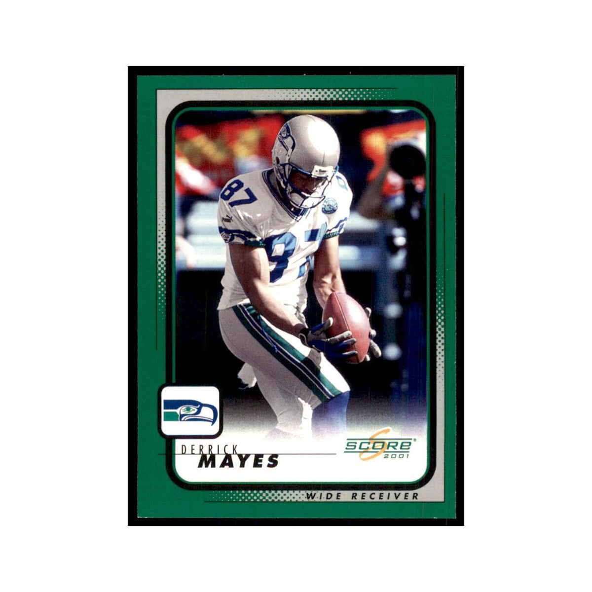 Derrick Mayes 2001 Score #182 Football Card NM