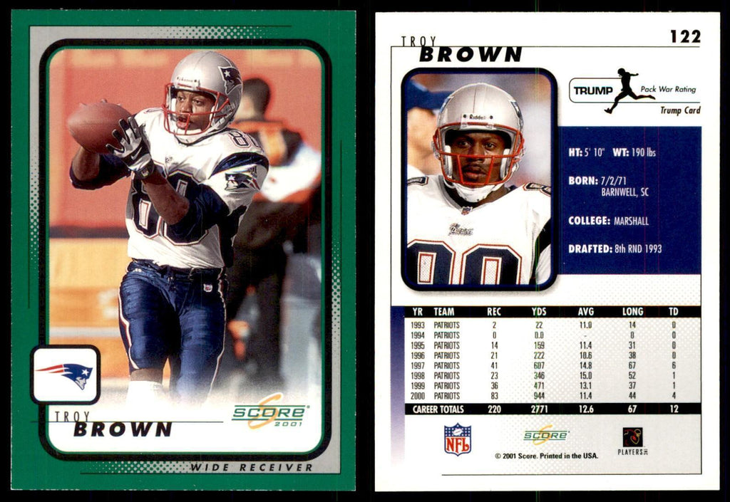 Troy Brown 2001 Score #122  NM