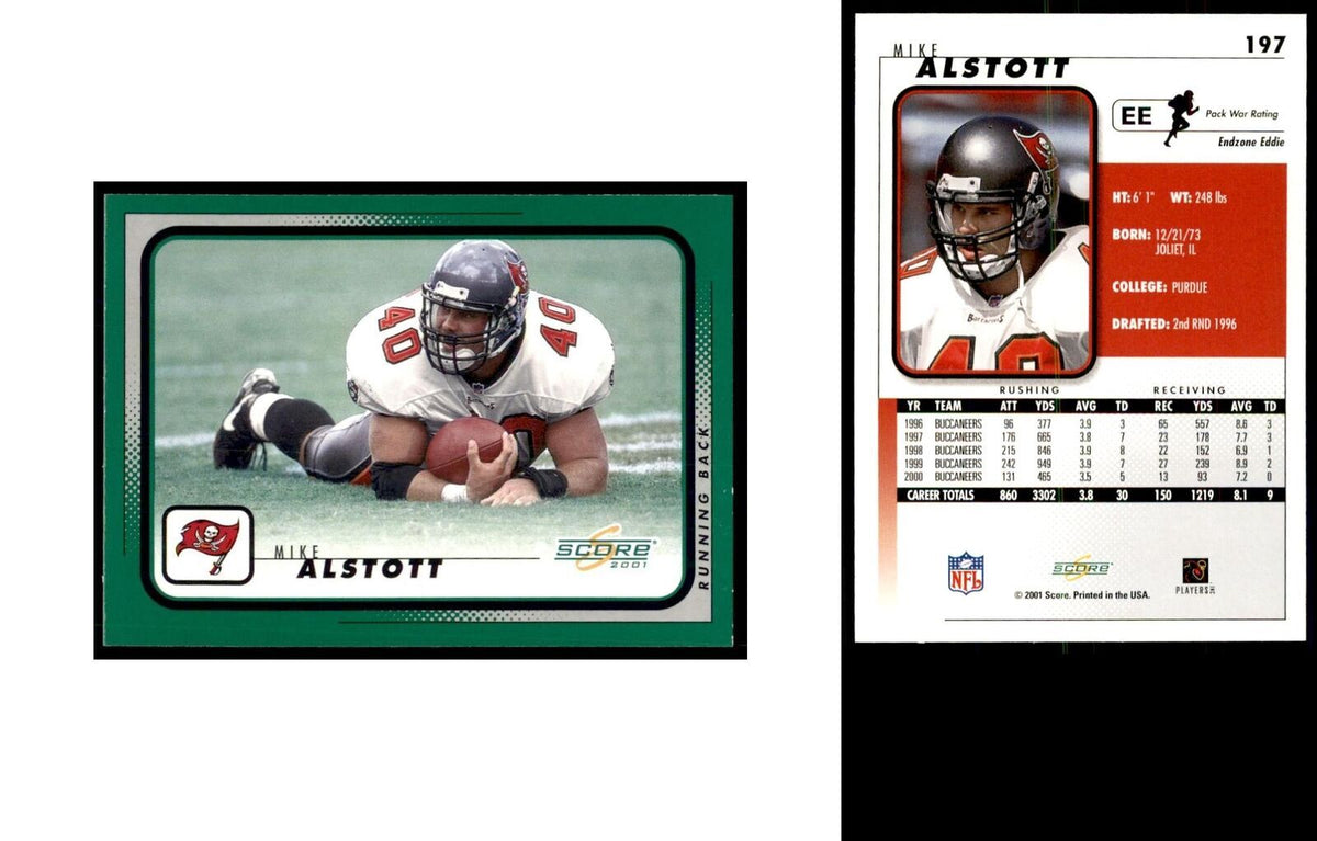 Mike Alstott 2001 Score #197 Football Cards Football Card NM